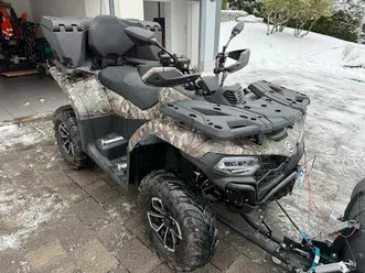 quad cfmoto 520 l schneeschild garantie