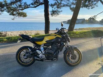 yamaha mt-07 a2 jaune 2015