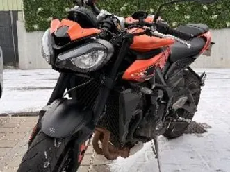 triumph street triple 765 r – orange - sous garantie constructeur