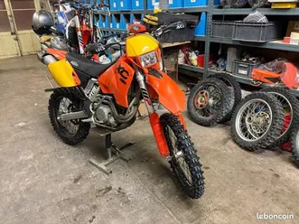 450 exc f boîte bloquée