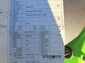 kawasaki ninja 250r canton argovie -