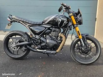 triumph speed 400 - prépa full black