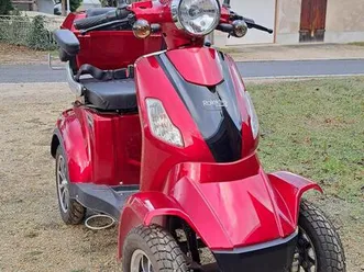 ♠♠ rolektro - e-quad 25 - rot - rehafahrzeug - senioren mobil ♠♠