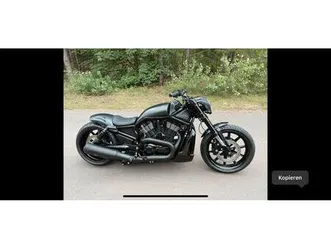 custom harley v-rod night rod special black airride kesstech