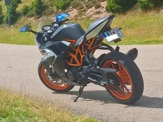 ktm rc 125 | akrapovic | reifen neu | sportauspuff