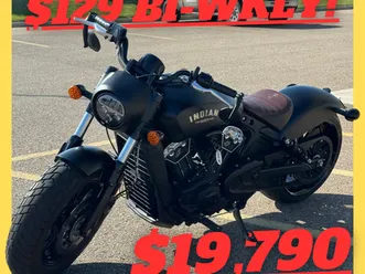 2021 indian scout bobber dark horse abs - rc fat tire kit