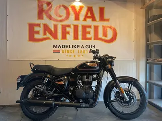 royal enfield bullet 350 black gold →