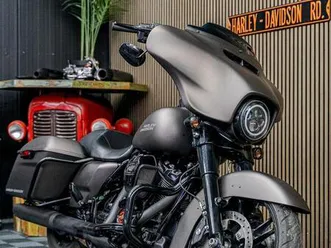 harley-davidson streetglide 107 grey matt