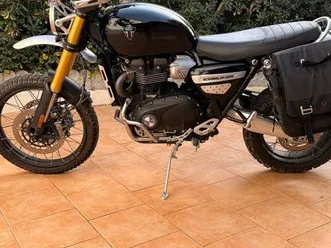 triumph scrambler 1200 xe – 2024 – 9 500 km – options – 11 500