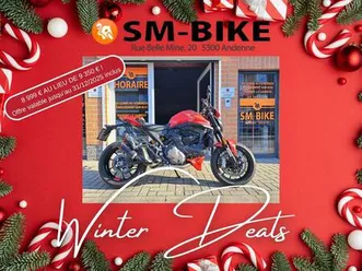 ② ducati monster 937 + de juin 2022 avec 7 900 kms!