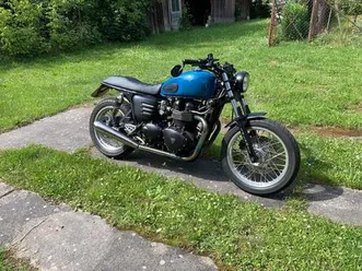 triumph thruxton 900, bj. 2004, 8000 km umbau