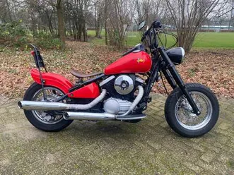 kawasaki vn 800 chopper drifter rood