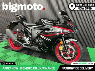 2024 74 suzuki gsx-r125 1 service stamp, very nice clean example