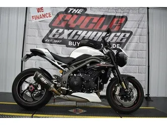 2019 triumph speed triple rs crystal white metallic