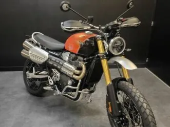 triumph scrambler 1200 xe 2025 1200 cm3 | moto trail | 300 km | orange | 87280 limoges