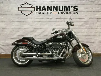 2022 harley-davidson fat boy 114 midnight crimson/vivid black flfbs