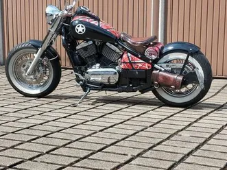 kawa vn800 no harley evh frankenstein