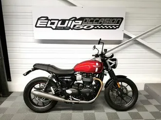 triumph street twin 900 2018 900 cm3 | moto routière | 23 378 km | rouge | 50180 agneaux