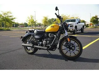 2021 royal enfield meteor 350 fireball yellow
