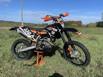ktm exc 530 matriculada leiria, pousos, barreira e cortes