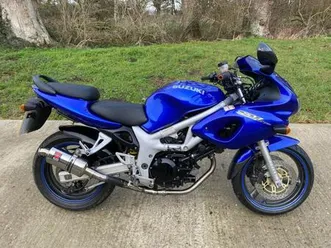 suzuki sv650 s, 1999, 24,295 miles, very clean example with black widow exhaust