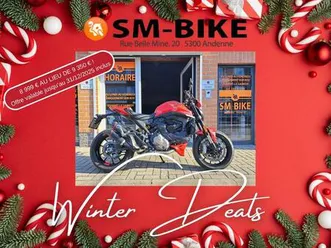 ② ducati monster 937 + de juin 2022 avec 7 900 kms!