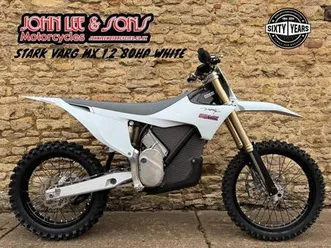 stark varg mx 1.2 motocross bike 80hp, white, new 2026 model, in stock & ready