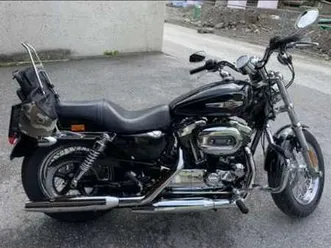 harley-davidson 1200 custom schwarz