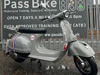 ajs modena retro classic style automatic twist and go 125 cc scooter - 1387 miles