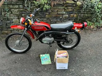 1974 kawasaki ke ke 100 classic trail motorcycle classic petrol manual