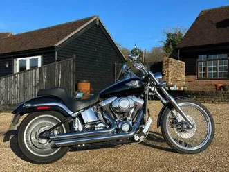 harley davidson softail deuce fxstd 2003 100th anniversary edition black