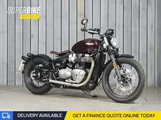 triumph bonneville bobber black