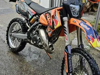 ktm 125 enduro exc tagato arancione