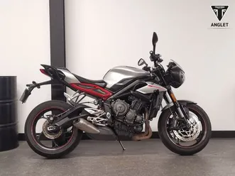 triumph street triple 765 r 2018 765 cm3 | moto roadster | 38 321 km | gris | 64600 anglet