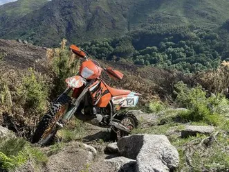 ktm exc250 enduro vila verde e barbudo