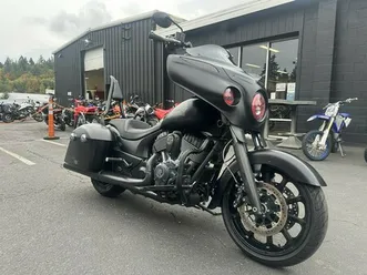 2018 indian chieftain dark horse abs thunder black smoke