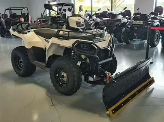 polaris sportsman 570 4x4 eps lof mit schneeschild wit