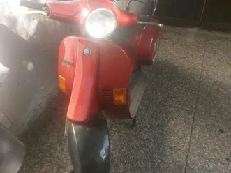 vespa motorroller pk 50 s – klassiker in rot gepflegt & original