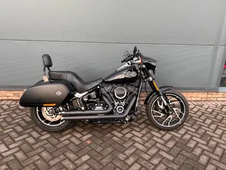2019 harley-davidson softail sport glide flsb vivid black (19my) hd softail petrol manual