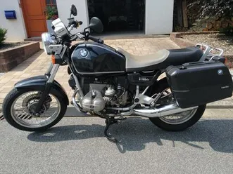 bmw r100r mit reisekoffern