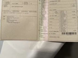 yamaha fzr (exup)top zustand, frisch ab service!