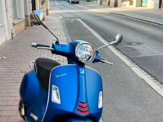 vespa 300 gts super matt blau w. neu, vespa helm