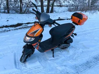 keeway easy 50 ccm 25kmh topcase mofa roller motorroller