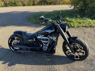 harley-davidson fat boy 114 all black umbau
