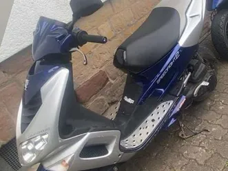 peugeot speedfight 2 roller blau/weiß - sehr guter zustand