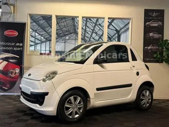 microcar due weiss fiat 500 look mopedauto minicar autofahren ab 15 jahre fiat 500 look a like weiss