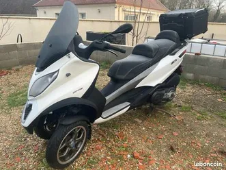 piaggio mp3 500 sport 11/2017 – ct ok – top case neuf + chauffants – pneus récents