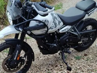 royal enfield himalayan 450 - kamet white - état neuf (599 km)