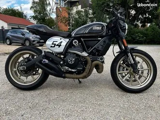 ducati scrambler 800 café racer (éligible a2) – 2017 – 11 500 km – 5 800