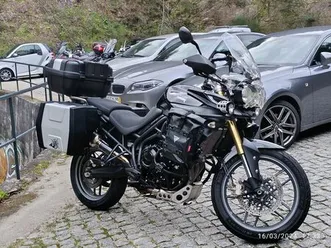triumph tiger 800 margaride (santa eulália), várzea, lagares, varziela e moure